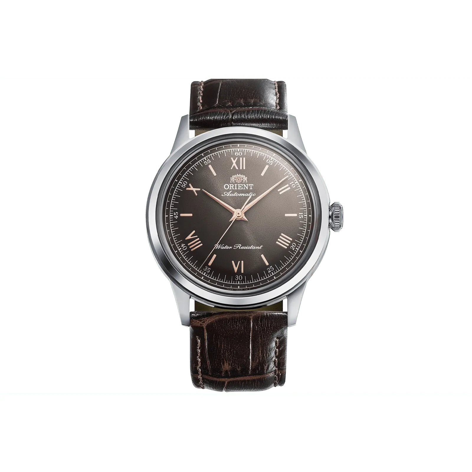 Orient Bambino No Date | 38.4mm Automatic / Hand-Winding Dress Watch | Domed Mineral Crystal | Brown Dial, RA-BB0004Y30B