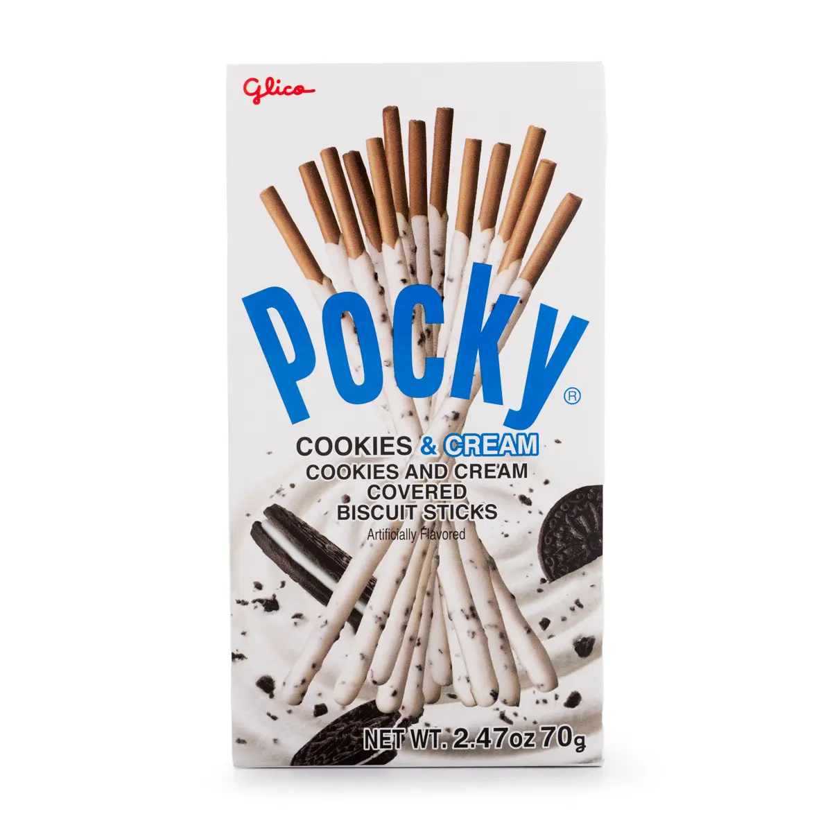 Glico Pocky Cookies & Cream 70 g Glico Pocky Cookies & Cream 70 g