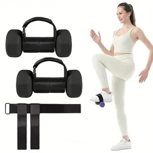 Adjustable Ankle Weights with Dumbbell Rack, Home Gym Equipment, Nylon Ankle Weight with Safety Buckle, Ideal for Calf Raises & Leg Stretches