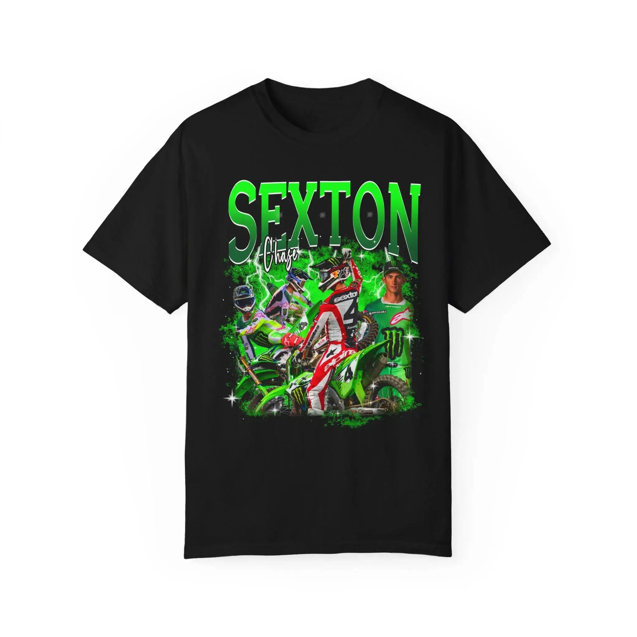 Chase Sexton Kawasaki Supercross Shirt, Motocross Dirt Bike Racer Motorcycle Fan Apparel T-Shirt Hoodie Sweatshirt
