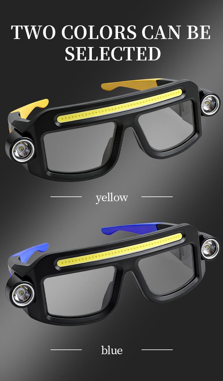 XTE Multi-Functional Eyeglass Light, TYPE-C Rechargeable, Portable COB LED Work Light for Repair & Outdoor Use