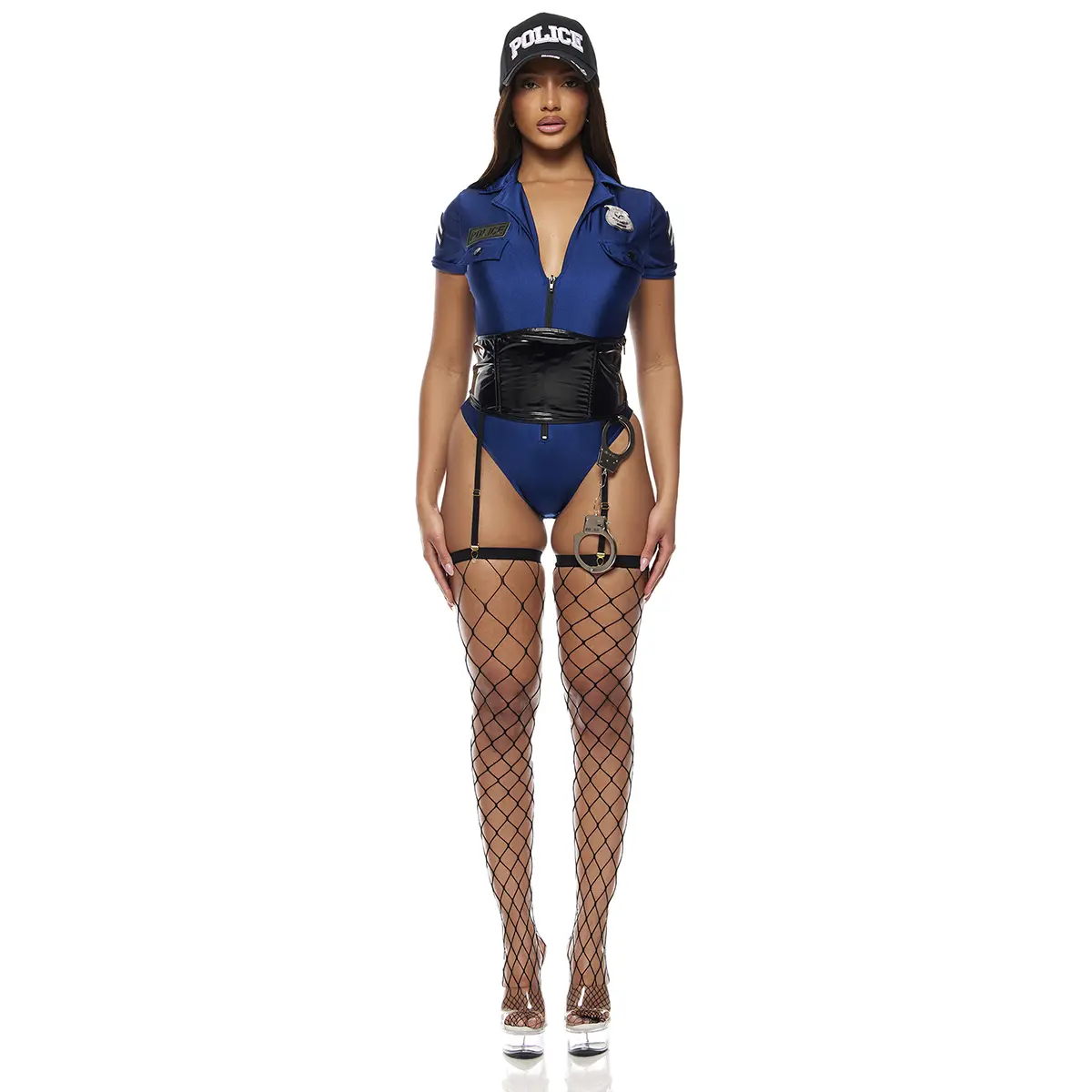 Forplay Women's Halloween On Duty 6-Piece Women's Police Costume