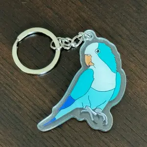 Quaker Parrot Keychain