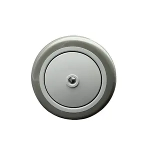 Service Caster GRA-SCC-PPUB514-GRY Replacement Wheel for Grainger Wheel 1KB23 - 5 in. Gray Polyurethane Wheel with Precision Ball Bearing - 0.37 in. Bore - Fits Shopping Carts & Platform Trucks