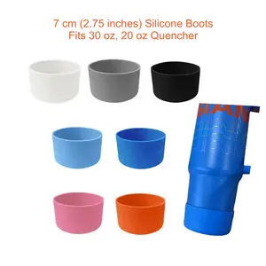 2.75-Inch (7cm) Silicone Boots Bumper for 30 20oz Stanley Tumbler Bottom Protector Fits Drinkware Base Diameter 2.7-2.85 Inches