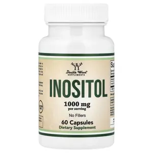 Double Wood Supplements Inositol, 60 Capsules (500 mg per Capsule)