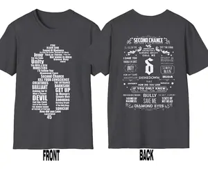 Women's Retro Shinedown 2026 Live Summer Tour Printed T-Shirt - Soft, Short-Sleeve, Everyday Wear - Youth Shirt, Sweater, Hoodie with Song Title