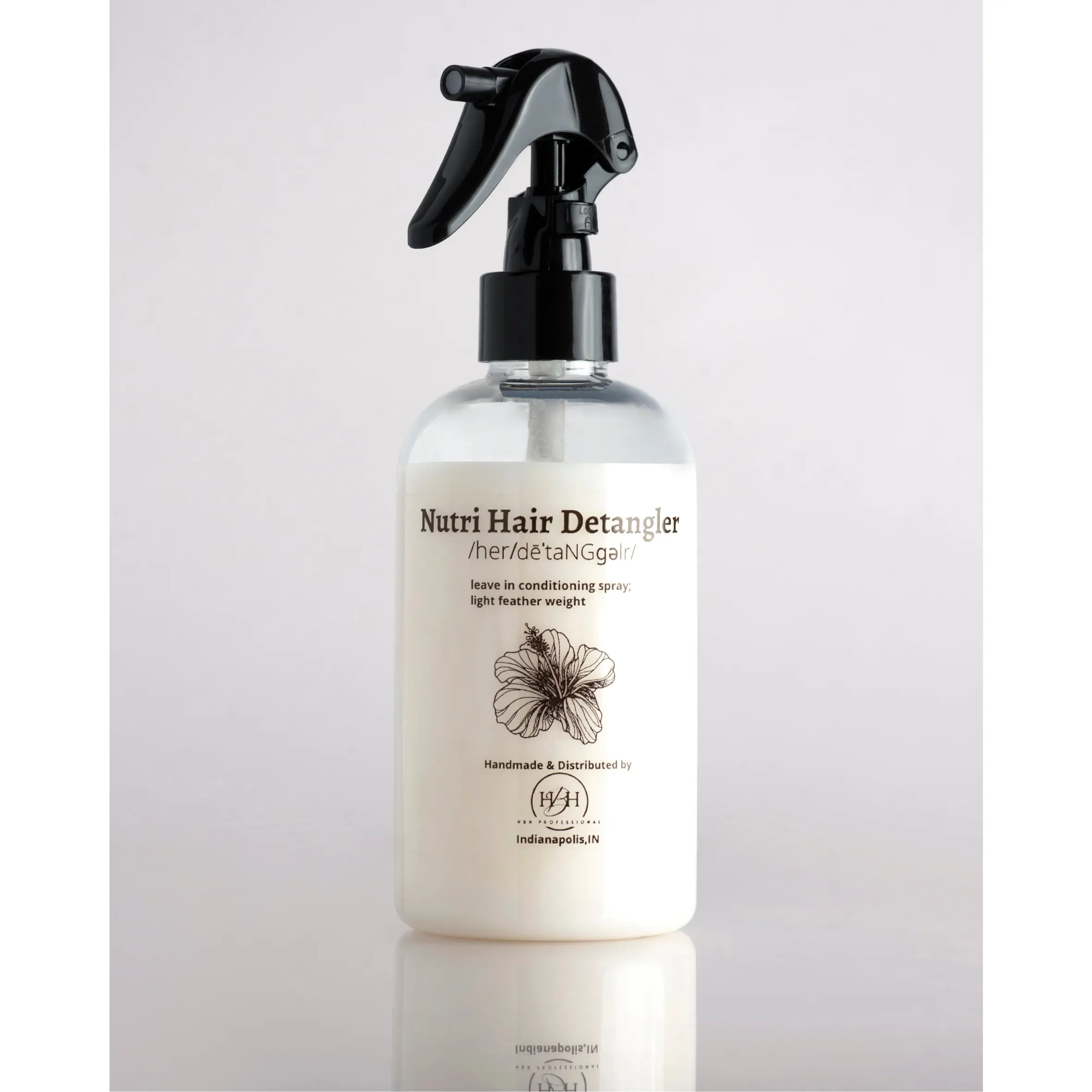 HBH Professional Nutri Hair Detangler Ultra Detangling Light Weight Leave In Conditioner for BIPOC Hair Daily Moisturizer with Oat Amino Acids Plant Based Formula