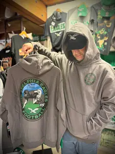 Eagles Throwback Cinder Boot Path Ravine Fleece Hoodie