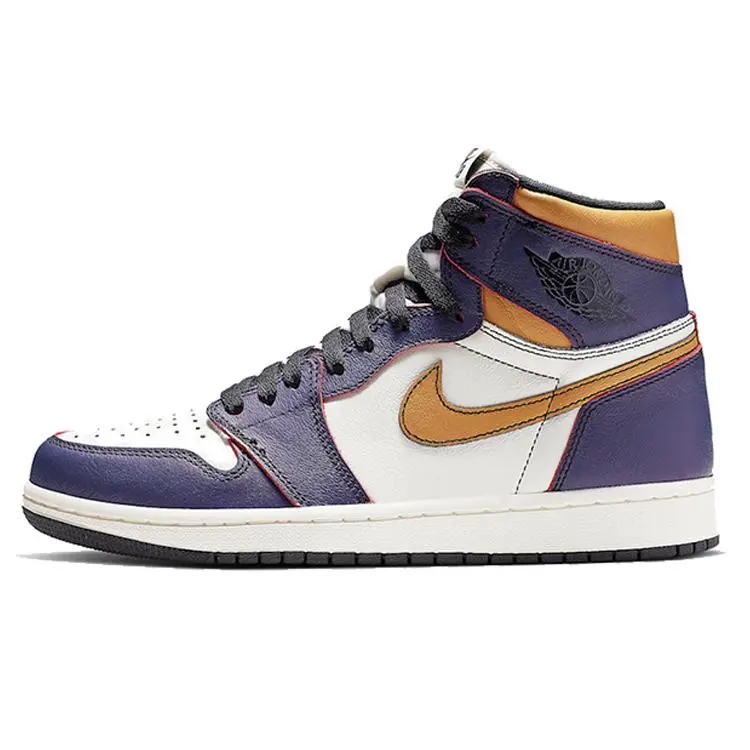 Air Jordan 1 Retro High SB 'LA To Chicago' High Top Leather Sports Shoes, Streetwear Trainer Shoes
