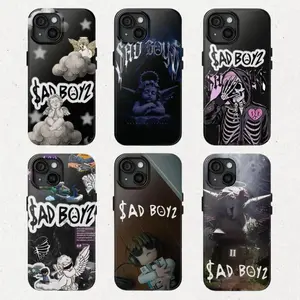 [New Release iPhone 17] Sad-Boyz Phone Case, Sad-Boyz 4 Life j.u.n.i.o.r Phone Case Compatible with iPhone 11, 12, 13, 14, 15, 16, 17 & more