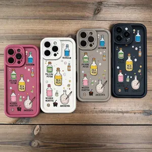 Vintage Potion Bottle Art for Phone Case,phone Case Suitable for Iphone 11/12/13/14/15/16/17 Pro Promax Plus Air,Made From Soft TPU Shock-resistant Silicone Material, This Stylish Street-style Gift Is Perfect for Any Occasion.