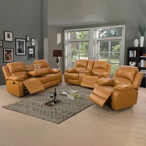 Hudson's 3-Piece Reclining Living Room Set – Customer-Favorite Living Room Decor with Functionality, Comfort, Timeless Appeal in a Stylish Package for Enhanced Comfort
