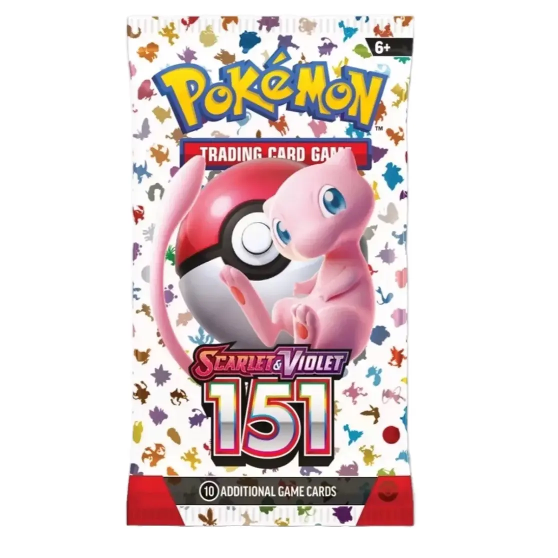 Pokemon 151 - Sealed Single Booster Pack - English Trading Card Game - Includes Additional Cards