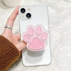Creative Cat Paw Phone Stand, Extendable Slide-Out Design, Foldable Lazy Holder, Unique Accessory for Men's Phones, Travel Phone Holder