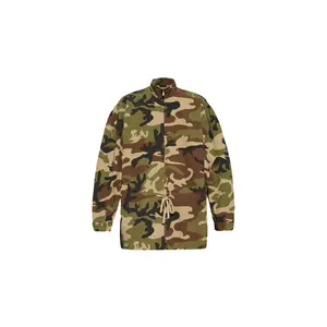 Military Nylon Mocneck Anorak Jacket "Woodland Camo" 202BT244808F