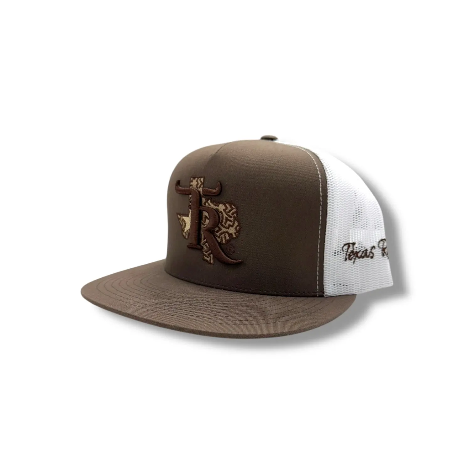 Texas Ranch Hat - Brown Logo Print