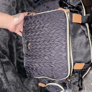 Diaper Bag Tote, Large Diaper Bags Waterproof, Hospital Bag for Labor Delivery, Baby Bag with Pacifier Case, Travel Diaper Tote with Changing Pad, Black TikTokShopBlackFriday