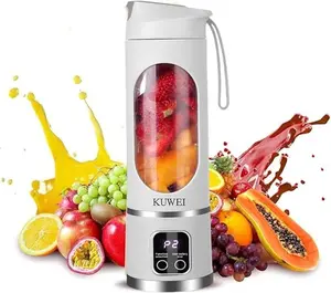 Mother's Day gift Ultimate Portable Blender! USB Rechargeable & Compact for Smoothies On-The-Go - Perfect Travel, Back To School & Gym! Leak Proof Design, Makes Shakes & Baby Food in Seconds cup juicer rechargeable mini blender vegetable