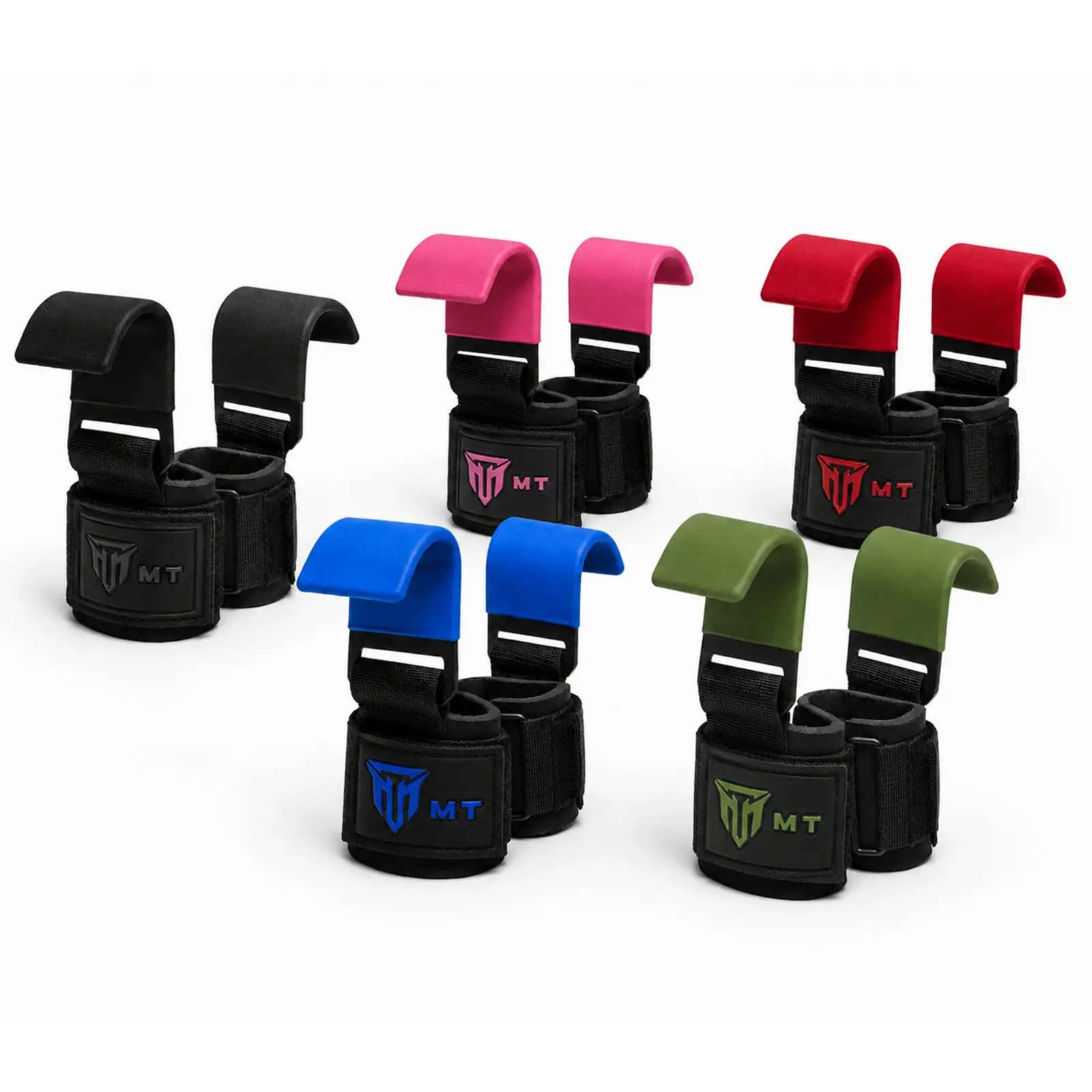MT Power Lifting Hook Bar for Weightlifting Pull Ups Deadlifts and Heavy Lifts with Adjustable Straps and Neoprene Padding for Enhanced Grip and Support