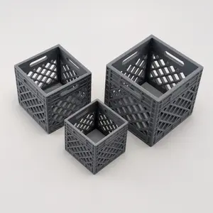 Mini Crate - 3d Printed Crate - Accessory for Mini Animal Figures Organiser Decor