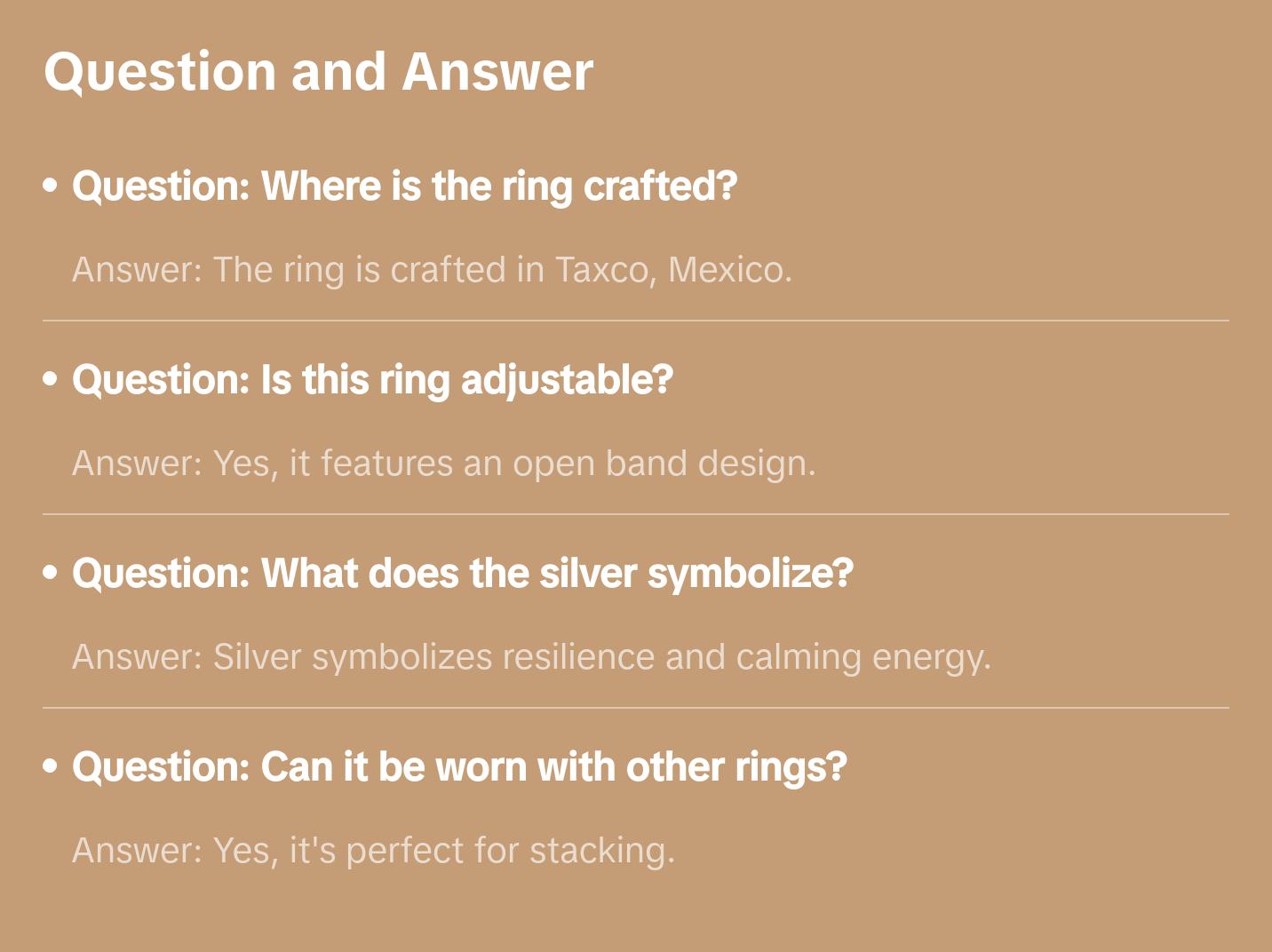 Echoes of Light - 925 Silver Open Band Ring