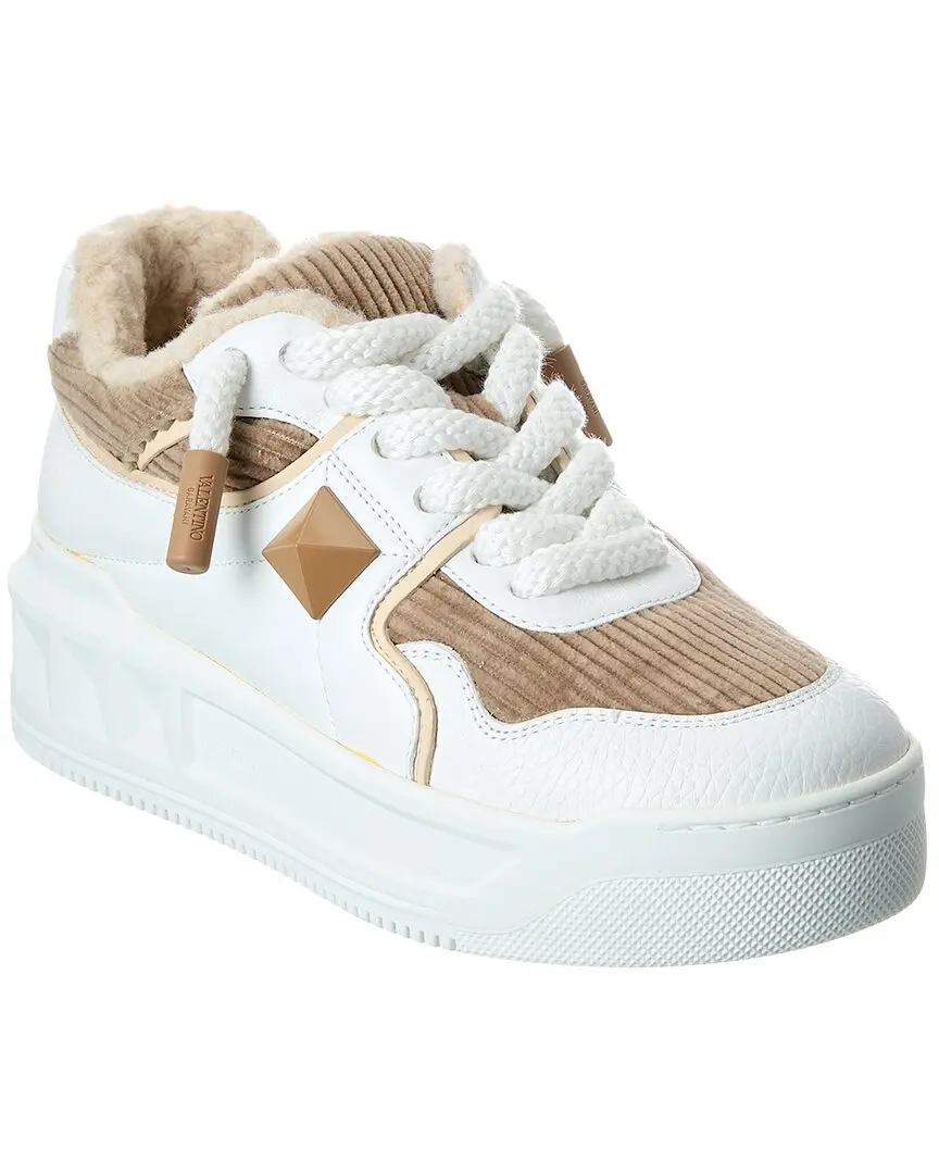 Valentino Leather Platform Sneaker