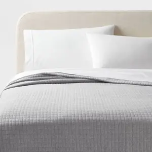 Full/Queen Jersey Quilt Heather Gray - Threshold Full/Queen Jersey Quilt Heather Gray - Threshold