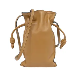 Pre-owned Loewe Leather Travel Bags Flamenco Knot Clutch Mini by Rebag