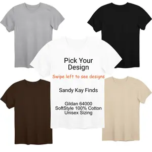 Pick-Your-Design SoftStyle Gildan Tee Cotton T-Shirt, DTF Design Prints