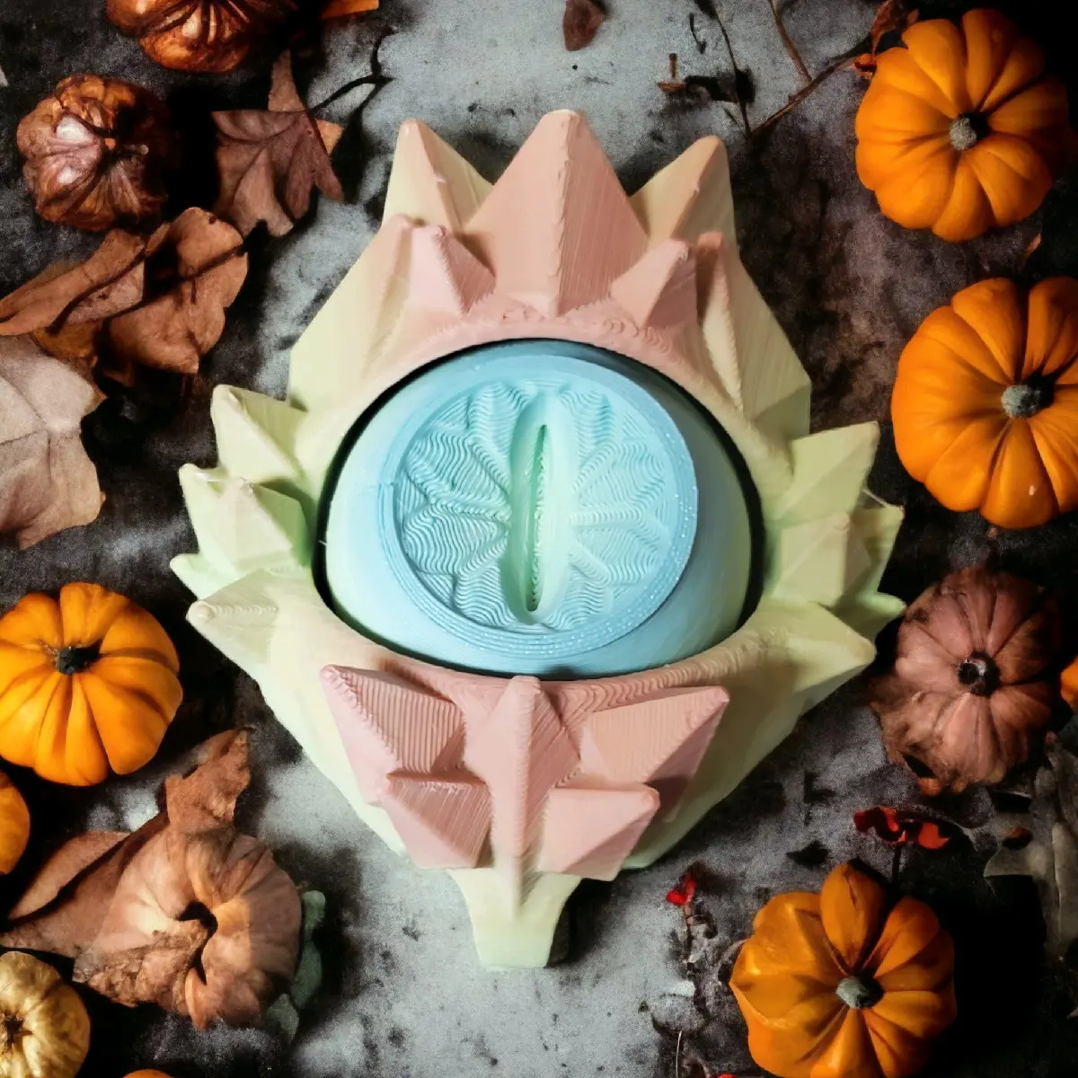 dragon eyeball fidget keychain