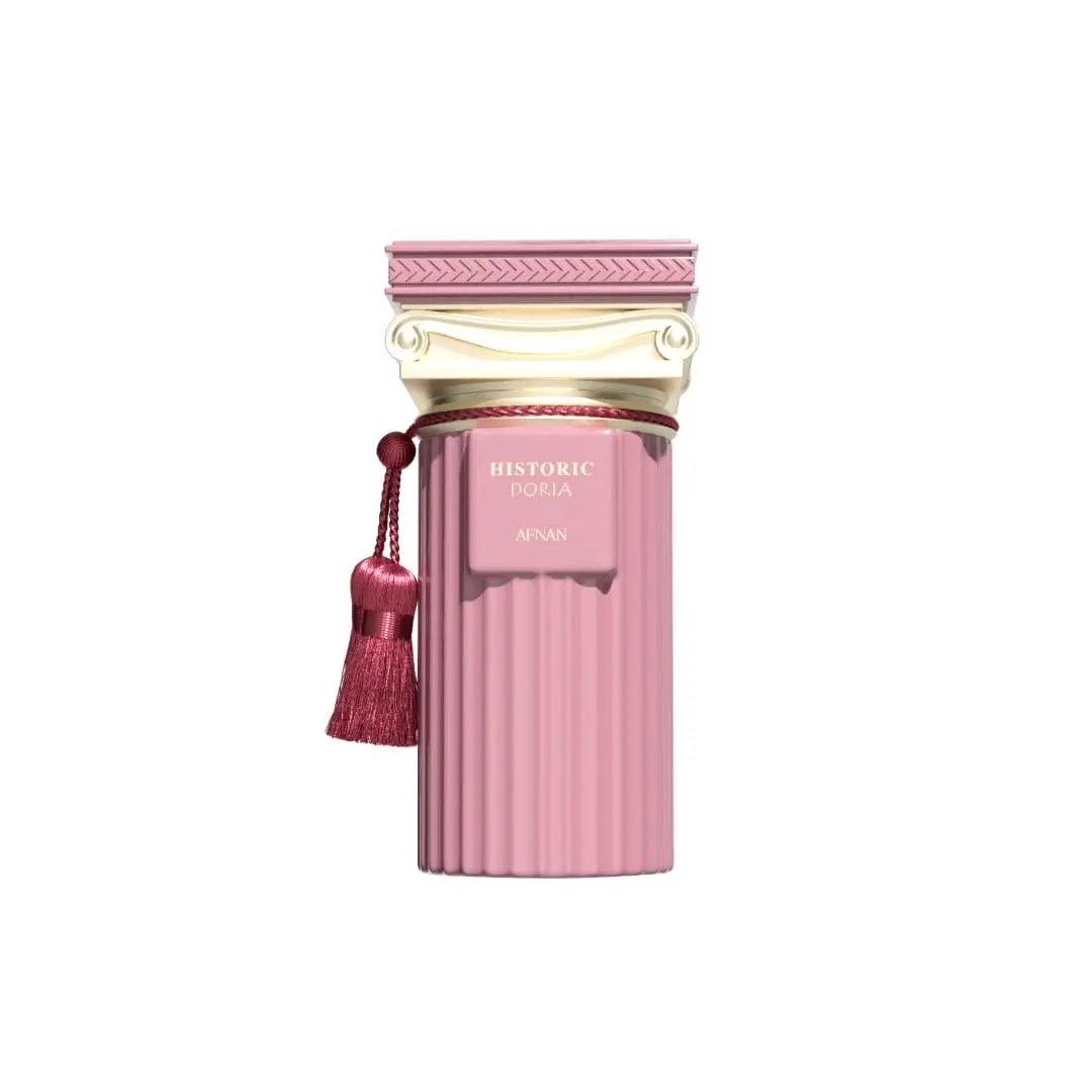 Afnan Historic Doria Women's Eau de Parfum Spray - 3.4 oz Aromatic Citrusy, Floral Woody Women's Fragrance EDP Perfume Spray (2 to 2.9 fl oz Range)