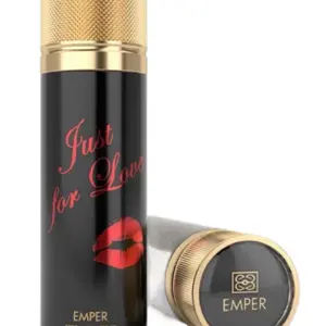 Just For Love Emper Perfumed Spray 6.6oz Made in UAE - Rich Black Color - Seductive Fragrance