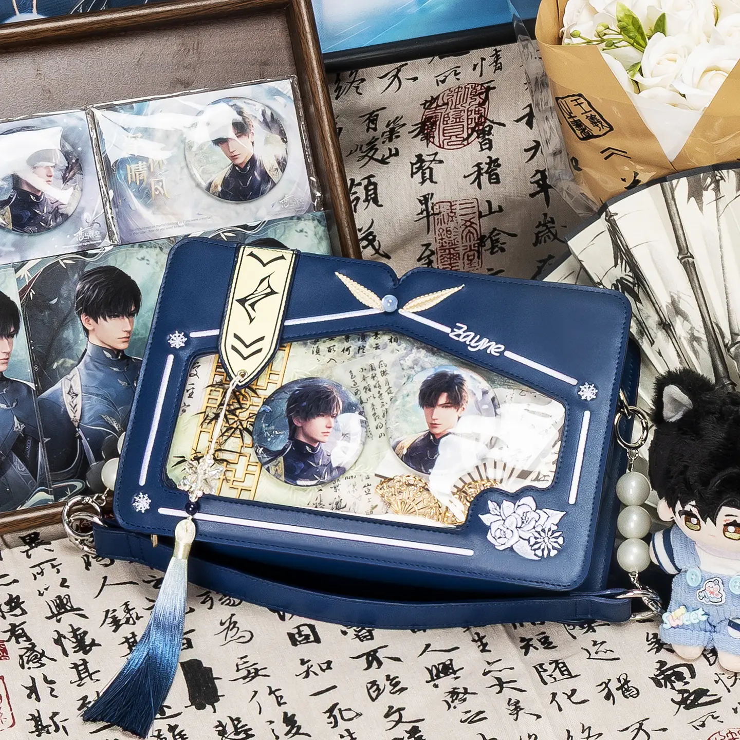 The Junco Love and Deep Space Zayne Jasmine Ita Bag - Chinese