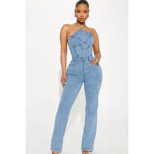 New Era Denim Jumpsuit - Light Wash W