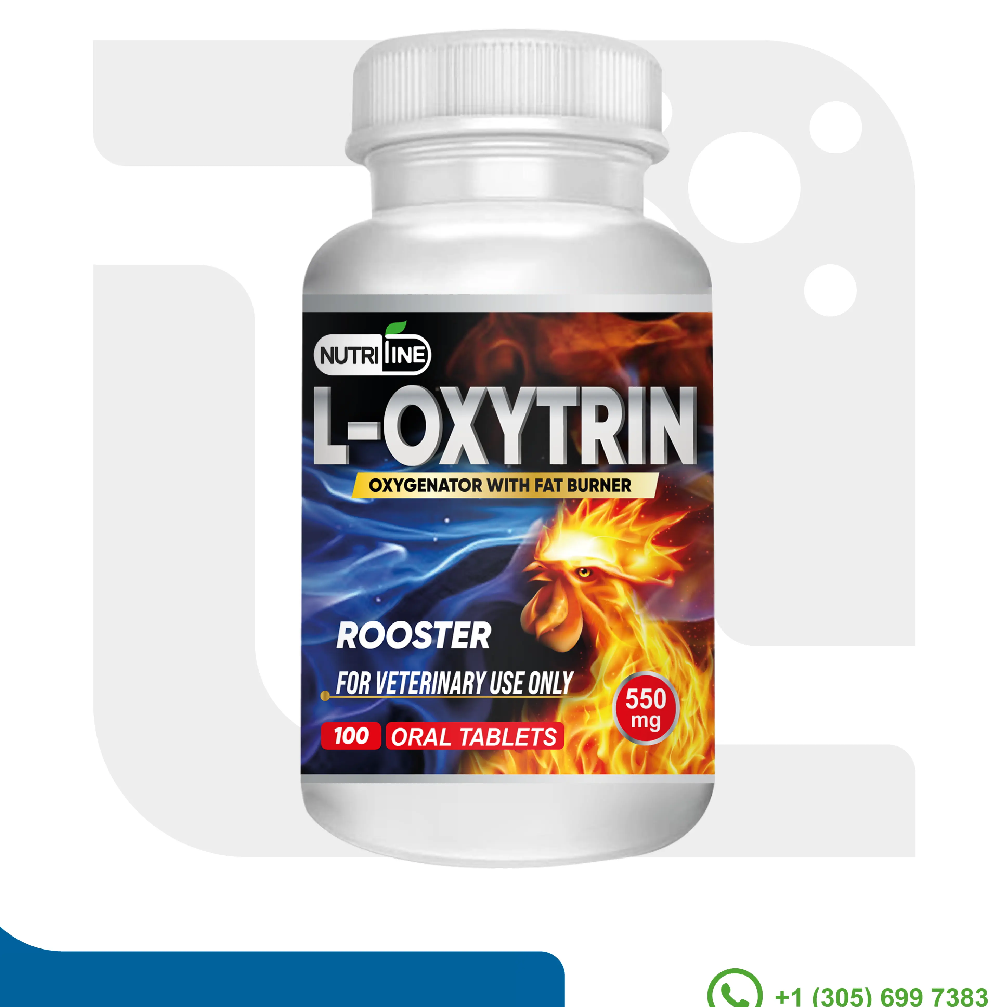 L-Oxitrin Oxygenator for Roosters Daily Wellness Support Supplement Easy-to-Feed Tablets for Backyard Poultry 100 Tablets