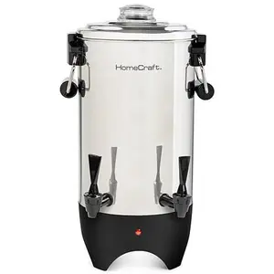 HomeCraft Quick-Brewing 1000-Watt Automatic 45-Cup Coffee Urn