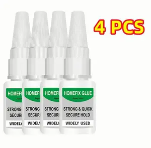 4PCS Nail Glue, Shoe Glue, High-Strength Bonding Glue – Super Glue Gel. Strong & Instant Bond: Multipurpose Super Glue for Nails, Shoes, Wood, Metal, and More Adhesive