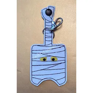 Mummy key chain hand sanitizer holder w/o 1 oz. hand sanitizer | key chain hand sanitizer not included | Fall | Halloween