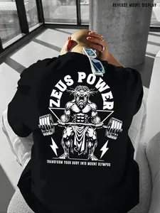 Mythic Greek God Men TShirt Athleisure Athletic Vintage Black Tee Unisex Mens Womens Fashion Tees