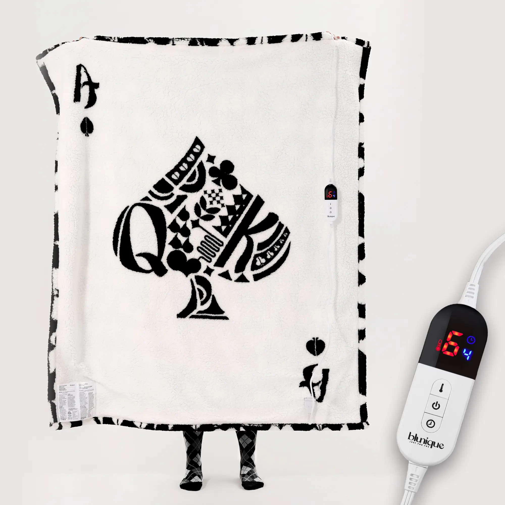 Black A - Black and White