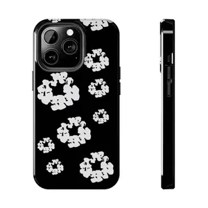 Black Denim Tears Wreath Vintage Phone Case, Tough Protective Cover For iPhone 16 15 14 13 12 11 Plus Pro Max Mi, Streetwear Inspired, For all iPhone series 17 16 15 14 13 12