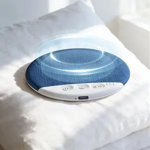 Under Pillow Sleep Speaker, Ultra-Thin Personal Sound Machine with White Noise & Bluetooth, Partner-Friendly Close-Range Audio for One Person, Timer & Memory Function, Blind-Touch Buttons, Ideal Gift for Better Nighttime Smartphone