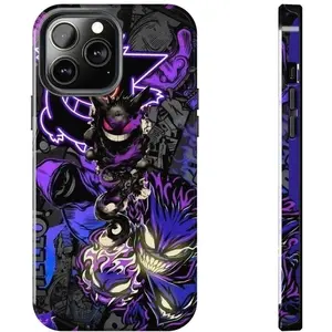 Anime-Style Gengar Ghost Monster Design iPhone Case — Compatible with iPhone 17/16/15/14/13/