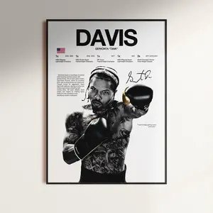 Gervonta Davis Poster, Boxing Wall Print, Print, Boxer Poster, American Boxer, Gym Poster, Boxing Room Decor, Boxing Fan Gift