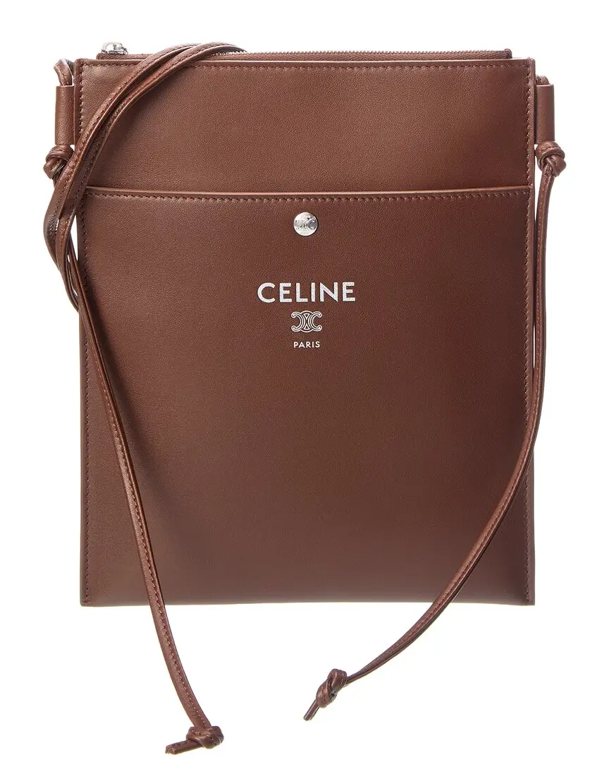CELINE Sharp Take Away Leather Pouch