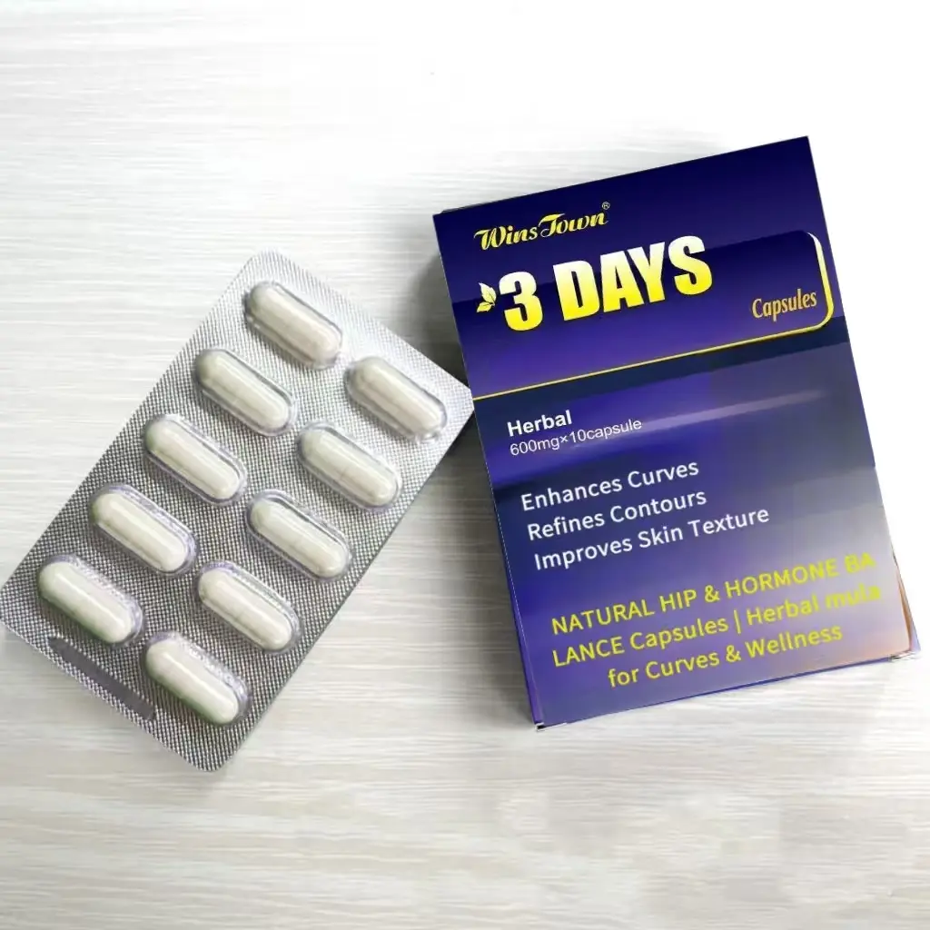 Winstown Women's Balance Capsules-Herbal Blend for Curves&Wellness.10 Servings, vegan-friendly