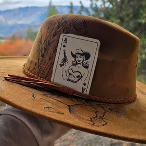 Custom Burned Hat