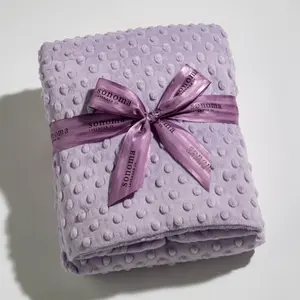 Lavender Spa Blankie in Lilac Dot Fabric