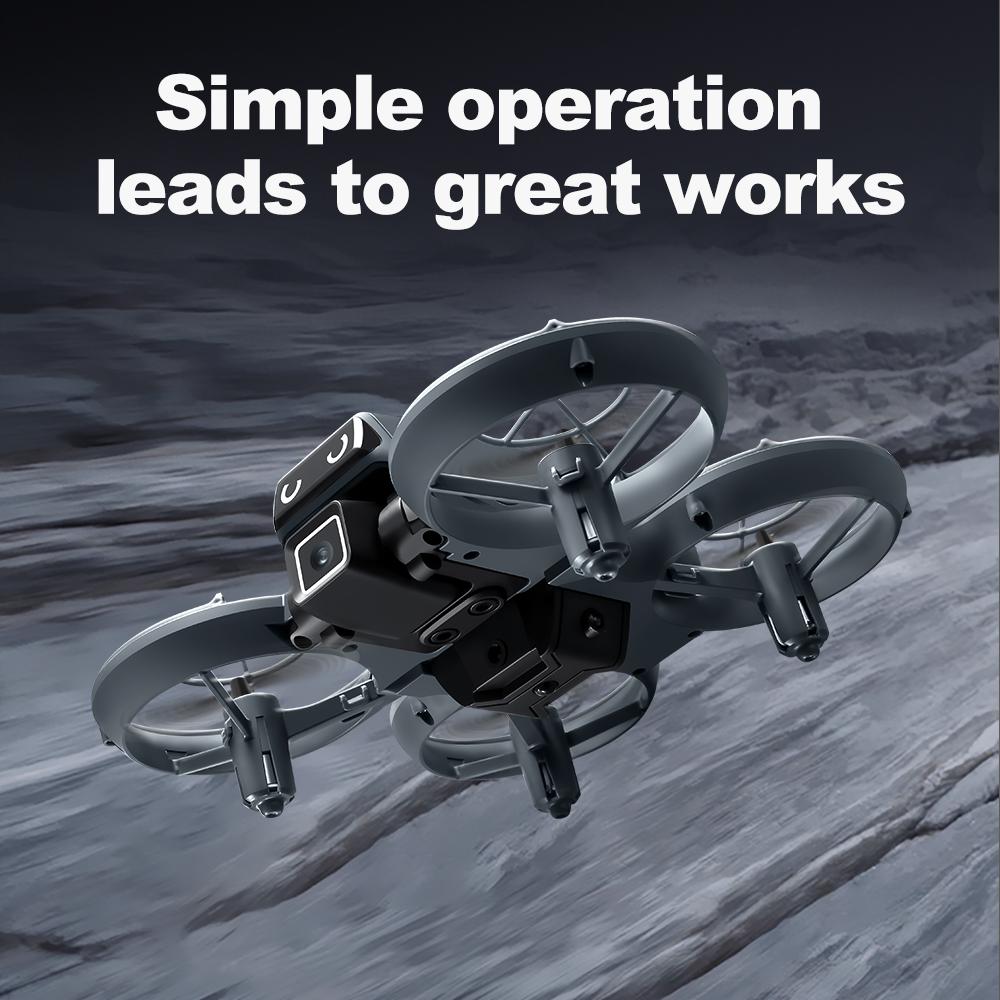 HD Mini RC Drone with Dual Cameras, Optical Flow Positioning, 360° Stunt Rolls, One-Key Takeoff and Landing, Ideal for Beginners, Indoor/Outdoor Flight, Includes 2 Batteries, Stable and Easy to Control obstacle avoidance